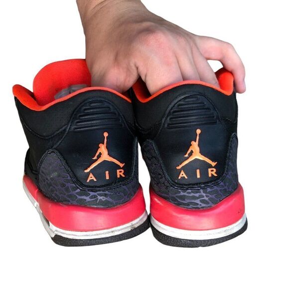 VINTAGE 2012 air jordan 3 retro crimson size 8 - Picture 4 of 16